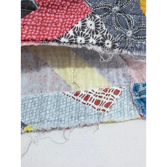 Natural Life Patchwork Quilt Print Maxi Dress Spaghetti Strap Cotton Boho L/XL - Picture 11 of 12